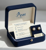 PYARI Rose Gold Plated Anti Tarnish Square Zircon Hoop Earrings - Image 5