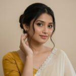 PYARI 18K Gold Plated Anti Tarnish Black Star Enamel Earring - Image 3