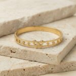 PYARI 18K Gold Plated Anti-Tarnish Bow & Stone Studded Kada Bracelet - Image 4