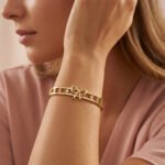 PYARI 18K Gold Plated Anti-Tarnish Bow & Stone Studded Kada Bracelet - Image 3