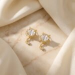 PYARI 18K Gold Plated Anti Tarnish Cat Stud Earrings - Image 4