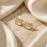 PYARI 18K-Gold Plated Anti-Tarnish Cat Stud Earrings - Image 4