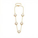 PYARI-18K-Gold-Plated-Anti-Tarnish-Clover-Charm-Necklace