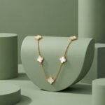 PYARI-18K-Gold-Plated-Anti-Tarnish-Clover-Charm-Necklace - Image 4