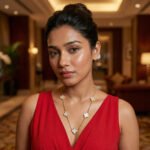 PYARI-18K-Gold-Plated-Anti-Tarnish-Clover-Charm-Necklace - Image 2