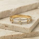 PYARI 18K Gold Plated Dual line Openable Bracelet - Image 2