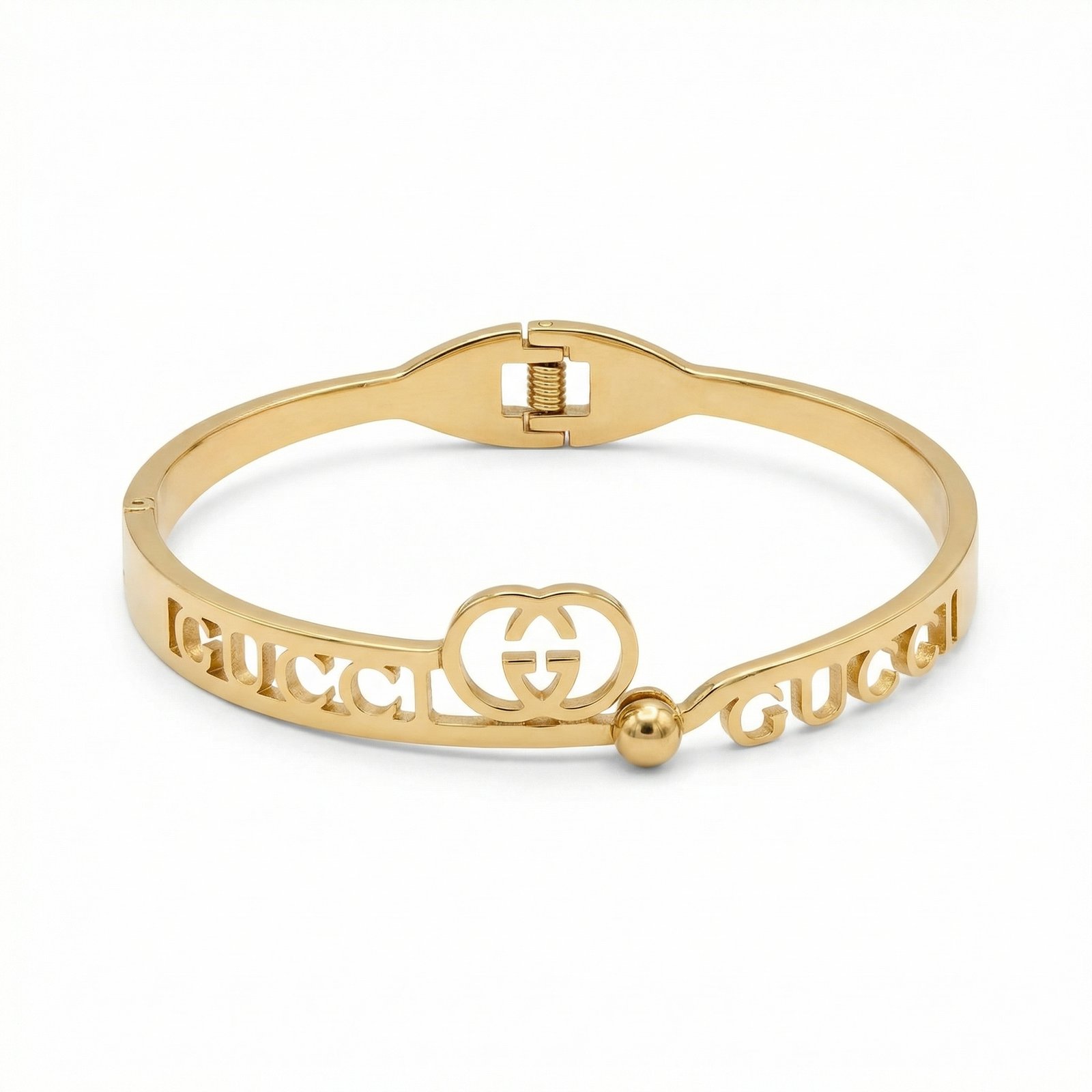PYARI 18K Gold Plated Anti-Tarnish Gucci Openable bracelet (2) PYARI 18K Gold Plated Anti-Tarnish Gucci Openable bracelet - Image 1