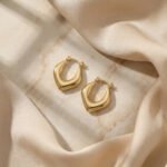 PYARI 18K Gold Plated Anti-Tarnish Hoop Earrings - Image 4