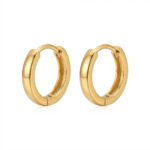 PYARI-18K-Gold-Plated-Anti-Tarnish-Plan Hoop-Earrings