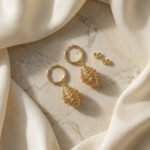 PYARI 18K Gold Plated Anti-Tarnish Huggie Earring - Image 5