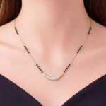 PYARI 18K Gold Plated Anti-Tarnish American Diamond Designer Mangalsutra With Chain - Image 2