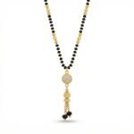 Pyari 18K Gold Plated Anti-Tarnish American Diamond Designer Mangalsutra for Women