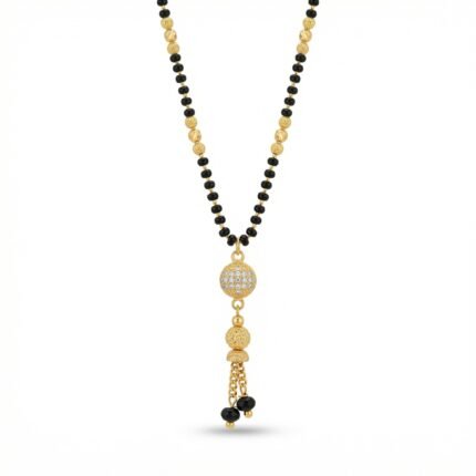 Pyari 18K Gold Plated Anti-Tarnish American Diamond Designer Mangalsutra for Women