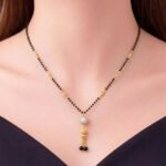 Pyari 18K Gold Plated Anti-Tarnish American Diamond Designer Mangalsutra for Women - Image 3