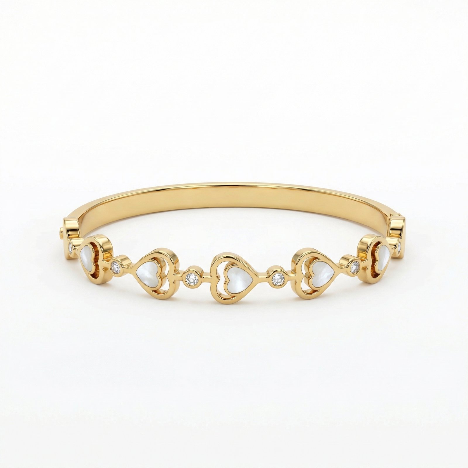 PYARI 18K Gold Plated Anti-Tarnish Multi Mini Hearts bracelet (1) PYARI-18K-Gold-Plated-Anti-Tarnish-Multi-Mini-Hearts-bracelet - Image 1