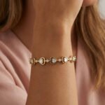 PYARI-18K-Gold-Plated-Anti-Tarnish-Multi-Mini-Hearts-bracelet - Image 2