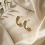 PYARI 18K Gold Plated Pearl Hook Anti Tarnish Earring - Image 4