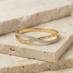 PYARI 18K Gold Plated Roman Numeral Crossover Openable Bracelet - Image 3