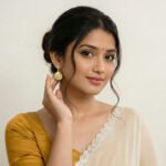 PYARI 18K Gold Plated Shell Drop Anti Tarnish Earring - Image 2