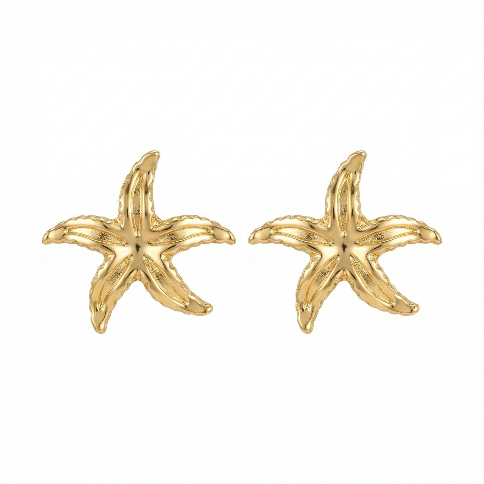 PYARI 18K Gold Plated Anti-Tarnish Star Studs Earring (4) PYARI 18K Gold Plated Star Studs 01 Anti Tarnish Earring - Image 1