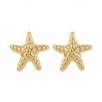 PYARI 18K Gold Plated Starfish Stud Anti Tarnish Earring