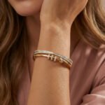 PYARI 18K Gold Plated Three Clovers Bracelet - Image 3