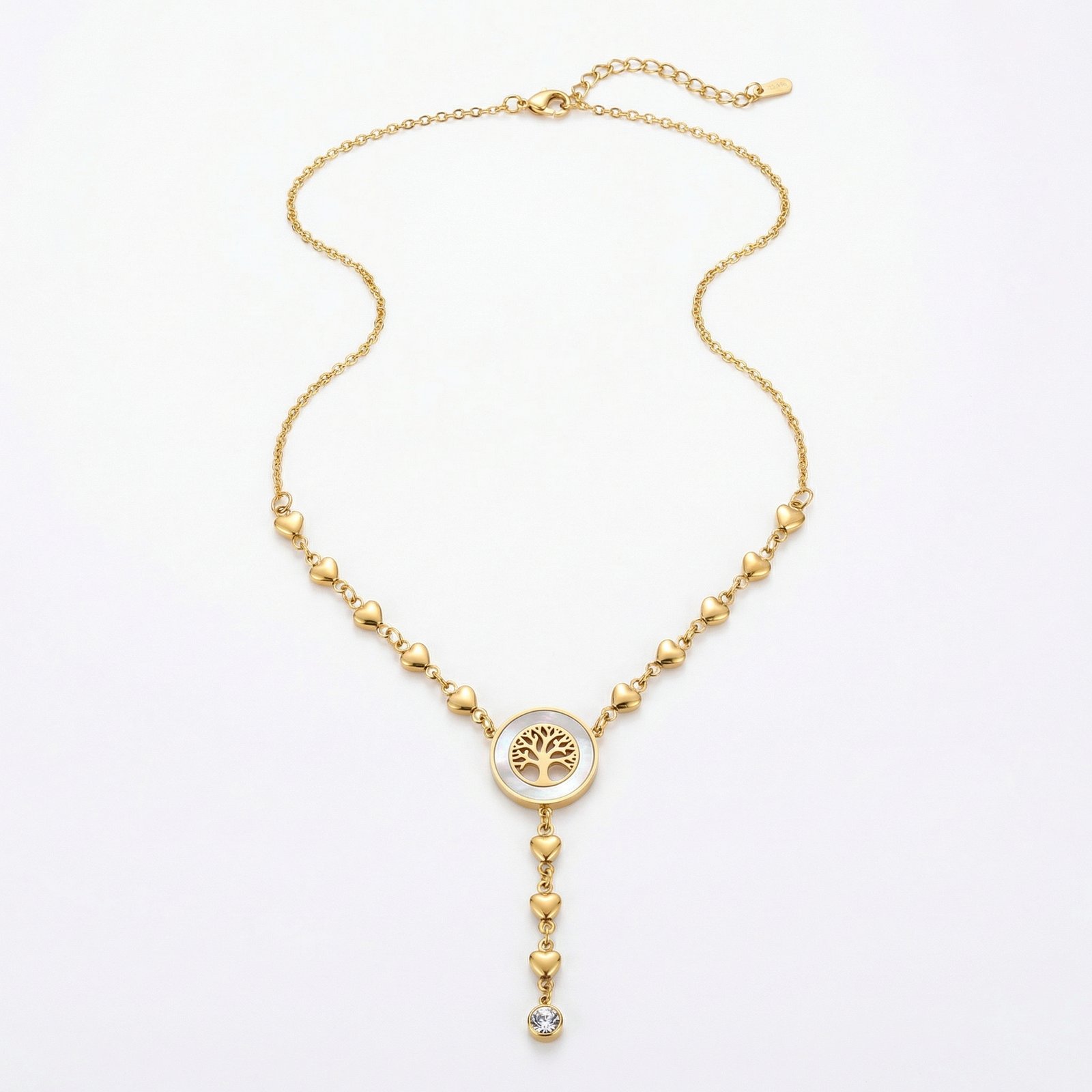 PYARI 18K Gold Plated Anti Tarnish Tree of Life Necklace for Women & Girls (2) PYARI 18K Gold Plated Anti Tarnish Tree of Life Necklace - Image 1