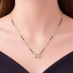 PYARI 18K Gold Plated Anti-Tarnish Wati American Diamond Designer Mangalsutra - Image 3