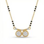 PYARI 18K Gold Plated Anti-Tarnish Wati American Diamond Designer Mangalsutra