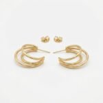 PYARI 18K Gold Plated Western Golden Anti Tarnish Earring