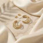 PYARI 18K Gold Plated Western Golden Anti Tarnish Earring - Image 3