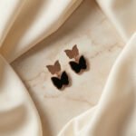 PYARI Rose Gold Plated Anti Tarnish Butterfly Drop Earrings - Image 4