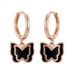 PYARI-Rose-Gold-Plated-Anti-Tarnish-Butterfly-Hoop-Earrings