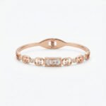 PYARI Rose Gold Plated Anti Tarnish Gucci Openable bracelet