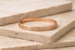 PYARI Rose Gold Plated Anti Tarnish Stone Studded Bangle Style Bracelet - Image 3