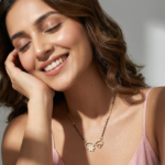 PYARI 18K Gold Plated Heart Flower American Diamond Pendant Mangalsutra - Image 2