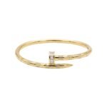 PYARI 18K Gold Plated Nail Bangle Bracelet
