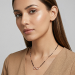 PYARI 18K Gold Plated Timeless Infinity Pendant Mangalsutra - Image 3