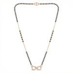 PYARI 18K Gold Plated Timeless Infinity Pendant Mangalsutra