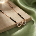 PYARI 18K Gold Plated Timeless Infinity Pendant Mangalsutra - Image 4