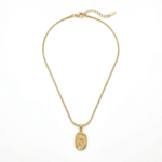 PYARI 18K Gold Plated Anti Tarnish Vintage Rose Necklace